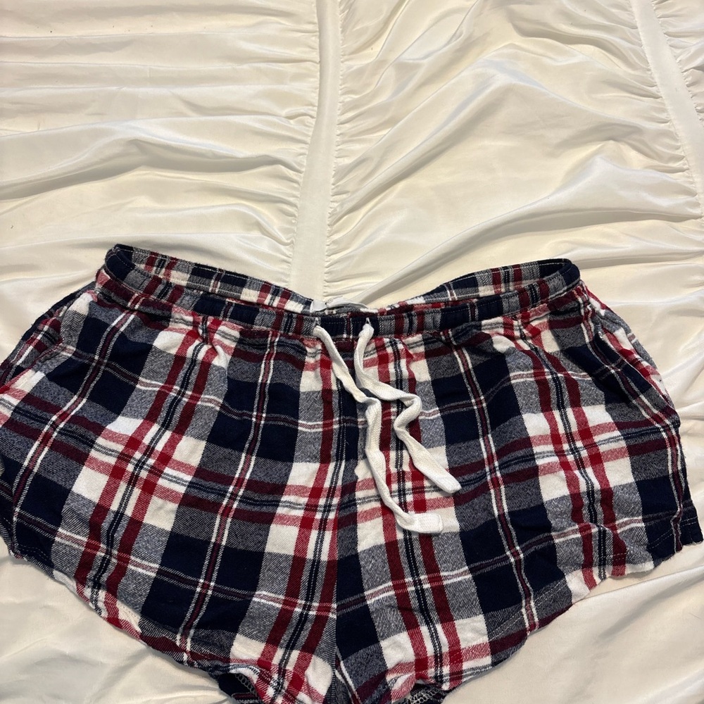 Garage Red and White Checkered Shorts - Picture 1 of 4